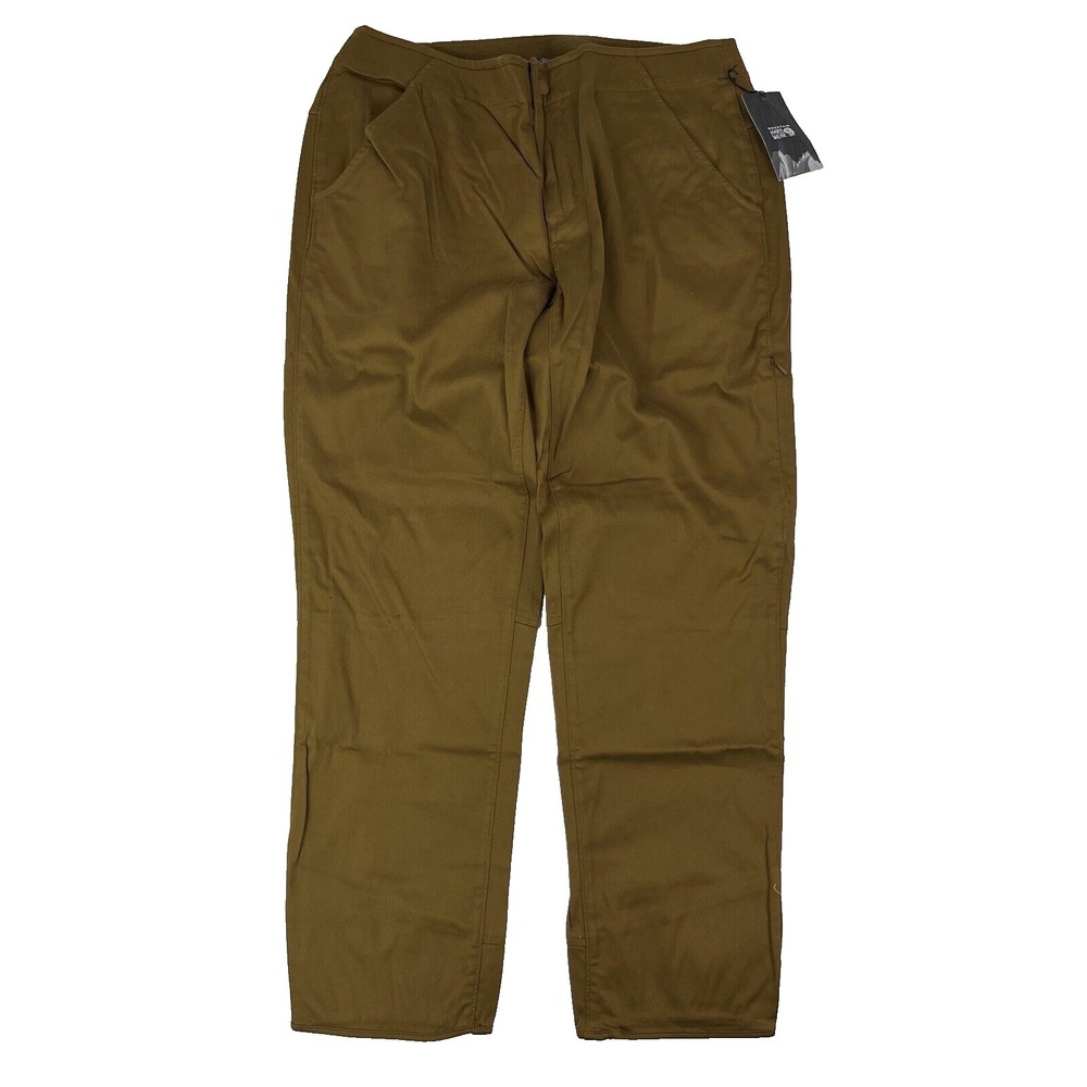 NWT Mountain Hardwear Brown Kentro Cord Cotton Elastane Pants Womens Size 10R